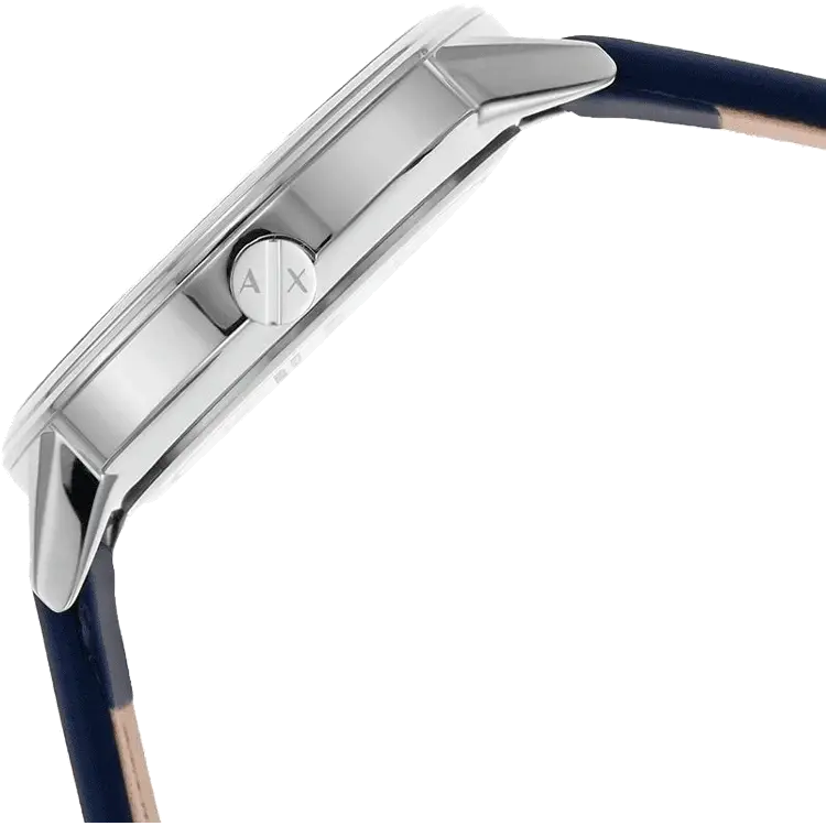  Shop Authentic Armani Exchange Cayde Chronograph Blue Dial Blue Leather Strap Watch for Men - AX2746 - Luxxuri