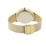  Shop Authentic Armani Exchange Lola Analog Gold Dial Gold Mesh Strap Watch For Women - AX5536 - Luxxuri