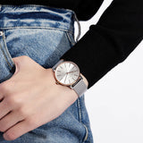  Shop Authentic Armani Exchange Lola Analog White Dial Silver Mesh Strap Watch For Women - AX5537 - Luxxuri