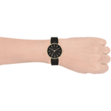  Shop Authentic Armani Exchange Lola Three Hand Black Dial Black Mesh Strap Watch For Women - AX5548 - Luxxuri