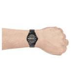  Shop Authentic Armani Exchange Hampton Black Dial Black Steel Strap Watch For Men - AX7101 - Luxxuri