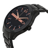  Shop Authentic Armani Exchange Hampton Chronograph Black Dial Black Steel Strap Watch For Men - AX2150 - Luxxuri