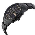  Shop Authentic Armani Exchange Hampton Chronograph Black Dial Black Steel Strap Watch For Men - AX2164 - Luxxuri