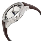  Shop Authentic Armani Exchange Hampton Chronograph White Dial Brown Leather Strap Watch For Men - AX2187 - Luxxuri