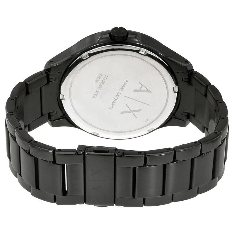  Shop Authentic Armani Exchange Hampton Black Dial Black Steel Strap Watch For Men - AX7101 - Luxxuri