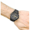  Shop Authentic Armani Exchange Hampton Chronograph Black Dial Black Steel Strap Watch For Men - AX2164 - Luxxuri