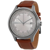  Shop Authentic Armani Exchange Hampton Chronograph Grey Dial Brown Leather Strap Watch For Men - AX2414 - Luxxuri