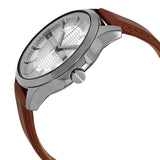  Shop Authentic Armani Exchange Hampton Chronograph Grey Dial Brown Leather Strap Watch For Men - AX2414 - Luxxuri