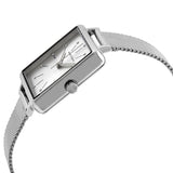  Shop Authentic Armani Exchange Lola Quartz Silver Dial Silver Mesh Strap Watch For Women - AX5800 - Luxxuri