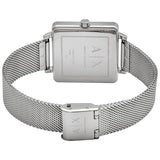  Shop Authentic Armani Exchange Lola Quartz Silver Dial Silver Mesh Strap Watch For Women - AX5800 - Luxxuri