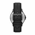  Shop Authentic Armani Exchange Hampton Quartz Blue Dial Black Leather Strap Watch for Men - AX2411 - Luxxuri