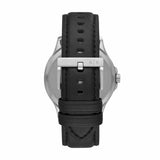  Shop Authentic Armani Exchange Hampton Chronograph Black Dial Black Leather Strap Watch For Men - AX2101 - Luxxuri