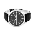  Shop Authentic Armani Exchange Hampton Chronograph Black Dial Black Leather Strap Watch For Men - AX2101 - Luxxuri