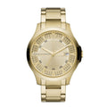  Shop Authentic Armani Exchange Hampton Chronograph Gold Dial Gold Steel Strap Watch For Men - AX2415 - Luxxuri