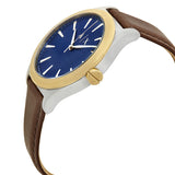  Shop Authentic Armani Exchange Nico Quartz Blue Dial Brown Leather Strap Watch For Men - AX2334 - Luxxuri