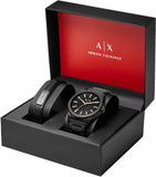  Shop Authentic Armani Exchange Nico Analog Black Dial Black Steel Strap Watch For Men - AX7102 - Luxxuri