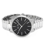  Shop Authentic Armani Exchange Cayde Analog Black Dial Silver Steel Strap Watch For Men - AX2700 - Luxxuri