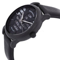  Shop Authentic Emporio Armani Meccanico Quartz Black Dial Black Leather Strap Watch For Men - AR60032 - Luxxuri
