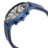  Shop Authentic Emporio Armani Renato Chronograph Silver Dial Blue Silicone Strap Watch For Men - AR11026 - Luxxuri