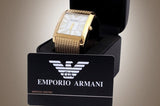  Shop Authentic Emporio Armani Super Slim Quartz White DIal Gold Mesh Bracelet Watch For Women - AR2017 - Luxxuri