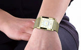  Shop Authentic Emporio Armani Super Slim Quartz White DIal Gold Mesh Bracelet Watch For Women - AR2017 - Luxxuri