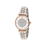  Shop Authentic Emporio Armani Gianni T Bar White Dial Two Tone Steel Strap Watch For Women - AR1926 - Luxxuri