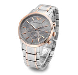  Shop Authentic Emporio Armani Renato Gray Dial Gray Steel Strap Watch For Men - AR11077 - Luxxuri