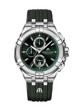  Shop Authentic Maurice Lacroix Aikon Chronograph Green Dial Green Rubber Strap Watch for Men  - AI1018-SS000-630-5 - Luxxuri