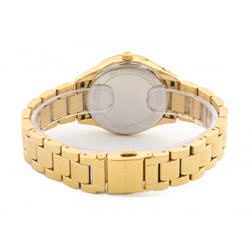  Shop Authentic Michael Kors Lauryn Mother of Pearl White Dial Gold Steel Strap Watch for Women - MK3899 - Luxxuri