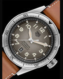  Shop Authentic Tag Heuer Autavia Isograph Grey Dial Calfskin Brown Leather Strap Watch for Men - WBE5111.FC8267 - Luxxuri