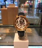  Shop Authentic Fossil Original Boyfriend Skeleton White Dial Blue Leather Strap Watch for Women - ME3086 - Luxxuri