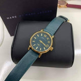  Shop Authentic Marc Jacobs Baker Green Dial Green Leather Strap Watch for Women - MBM1268 - Luxxuri