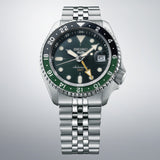  Shop Authentic Seiko 5 Sports SKX GMT Automatic Green Dial Silver Steel Strap Watch For Men - SSK035K1 - Luxxuri