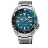  Shop Authentic Seiko 5 Sports SKX Skeleton Green Dial Silver Steel Strap Watch For Men - SRPJ45K1 - Luxxuri