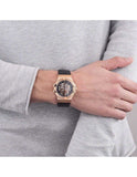 Shop Authentic Maserati Potenza Automatic Rose Gold Dial Black Leather Strap Watch For Men - R8821108002 - Luxxuri