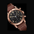  Shop Authentic Breitling Avi 1953 Edition Black Dial Brown Leather Strap Watch for Men - RB0920131B1X1 - Luxxuri