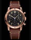  Shop Authentic Breitling Avi 1953 Edition Black Dial Brown Leather Strap Watch for Men - RB0920131B1X1 - Luxxuri