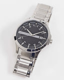  Shop Authentic Armani Exchange Hampton Chronograph Black Dial Silver Steel Strap Watch For Men - AX2103 - Luxxuri