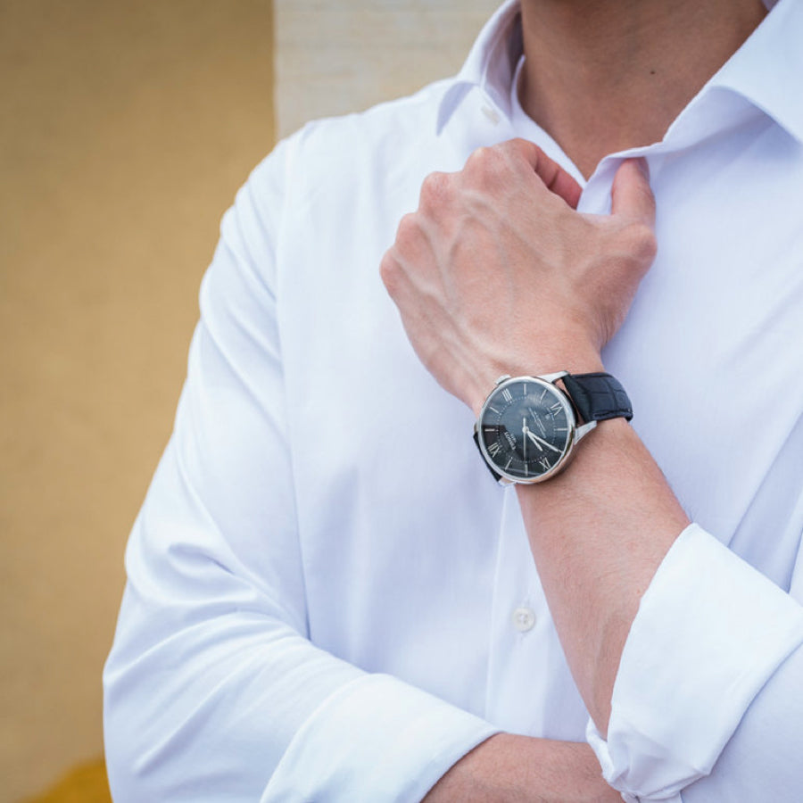  Shop Authentic Tissot Chemin Des Tourelles Powermatic 80 Black Dial Black Leather Strap Watch For Men - T099.407.16.058.00 - Luxxuri