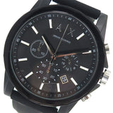  Shop Authentic Armani Exchange Outerbanks Chronograph Black Dial Black Silicone Strap Watch For Men - AX1326 - Luxxuri