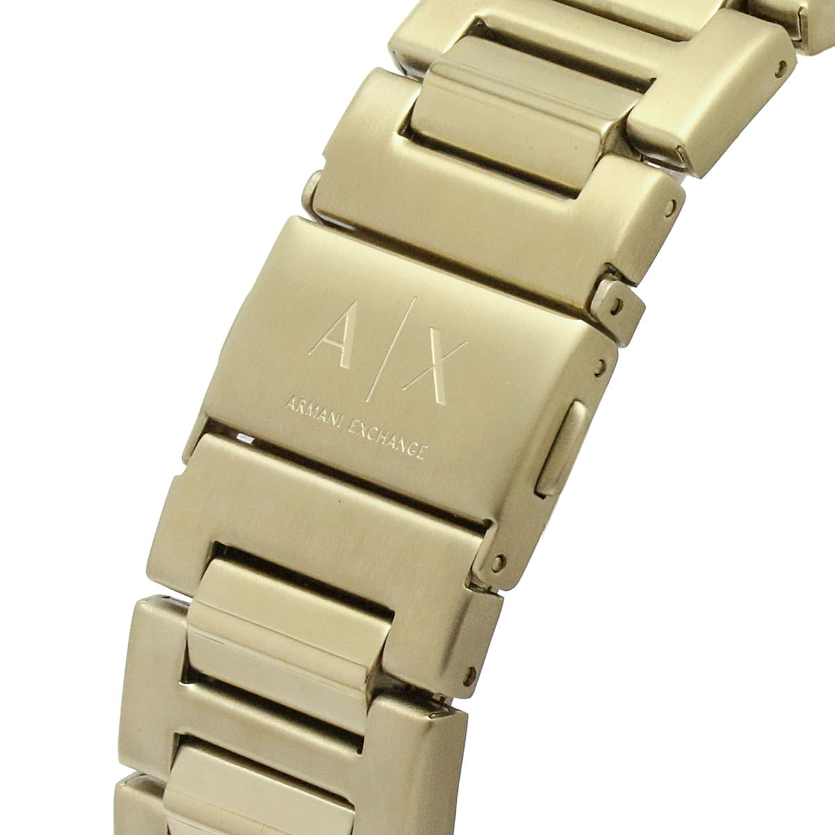  Shop Authentic Armani Exchange Banks Chronograph Black Dial Gold Steel Strap Watch For Men - AX1721 - Luxxuri