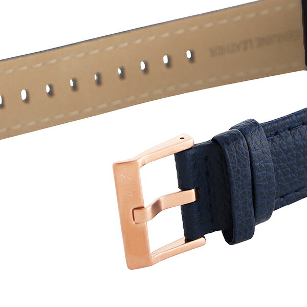  Shop Authentic Armani Exchange Banks Chronograph Blue Dial Blue Leather Strap Watch For Men - AX1723 - Luxxuri