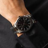  Shop Authentic Armani Exchange Nico Analog Black Dial Silver Steel Strap Watch For Men - AX2320 - Luxxuri