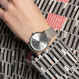  Shop Authentic Armani Exchange Lola Analog Silver Dial Silver Mesh Strap Watch For Women - AX5535 - Luxxuri