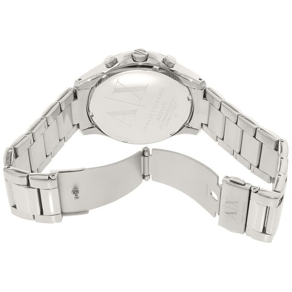  Shop Authentic Armani Exchange Hampton Chronograph Blue Dial Silver Steel Strap Watch For Men - AX2155 - Luxxuri