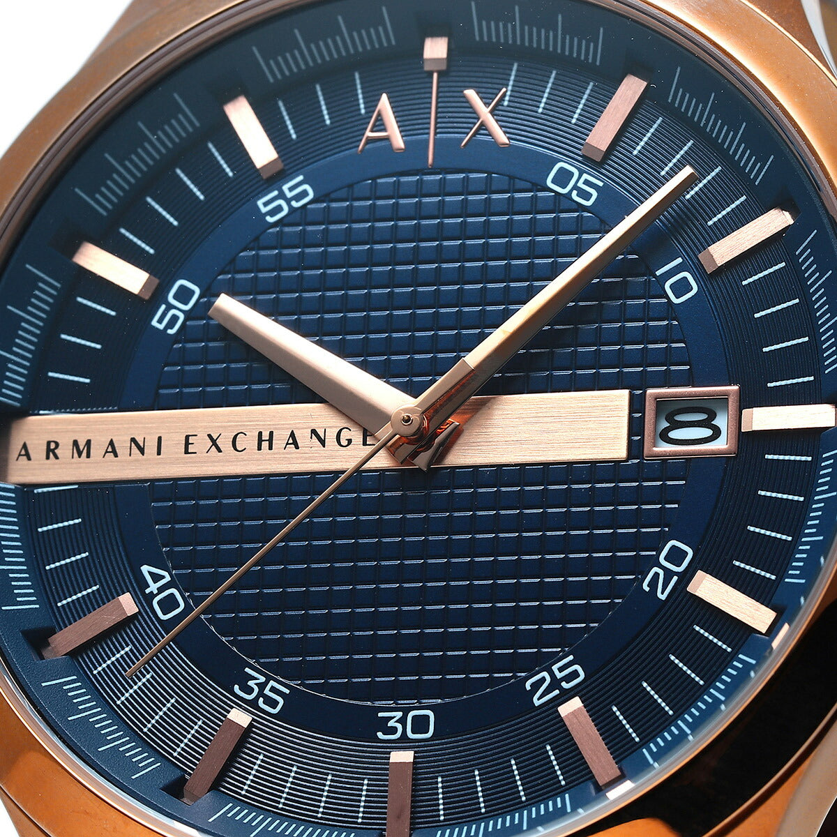  Shop Authentic Armani Exchange Hampton Chronograph Blue Dial Brown Leather Strap Watch For Men - AX2172 - Luxxuri