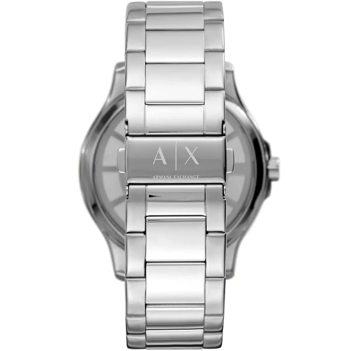  Shop Authentic Armani Exchange Hampton Chronograph Black Dial Silver Steel Strap Watch For Men - AX2179 - Luxxuri