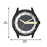  Shop Authentic Armani Exchange Hampton Chronograph Black Dial Black Steel Strap Watch For Men - AX2192 - Luxxuri