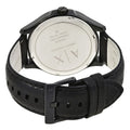  Shop Authentic Armani Exchange Hampton Chronograph Black Dial Black Leather Strap Watch For Men - AX2400 - Luxxuri