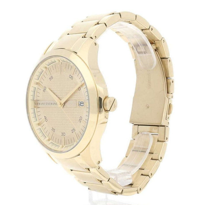  Shop Authentic Armani Exchange Hampton Chronograph Gold Dial Gold Steel Strap Watch For Men - AX2415 - Luxxuri